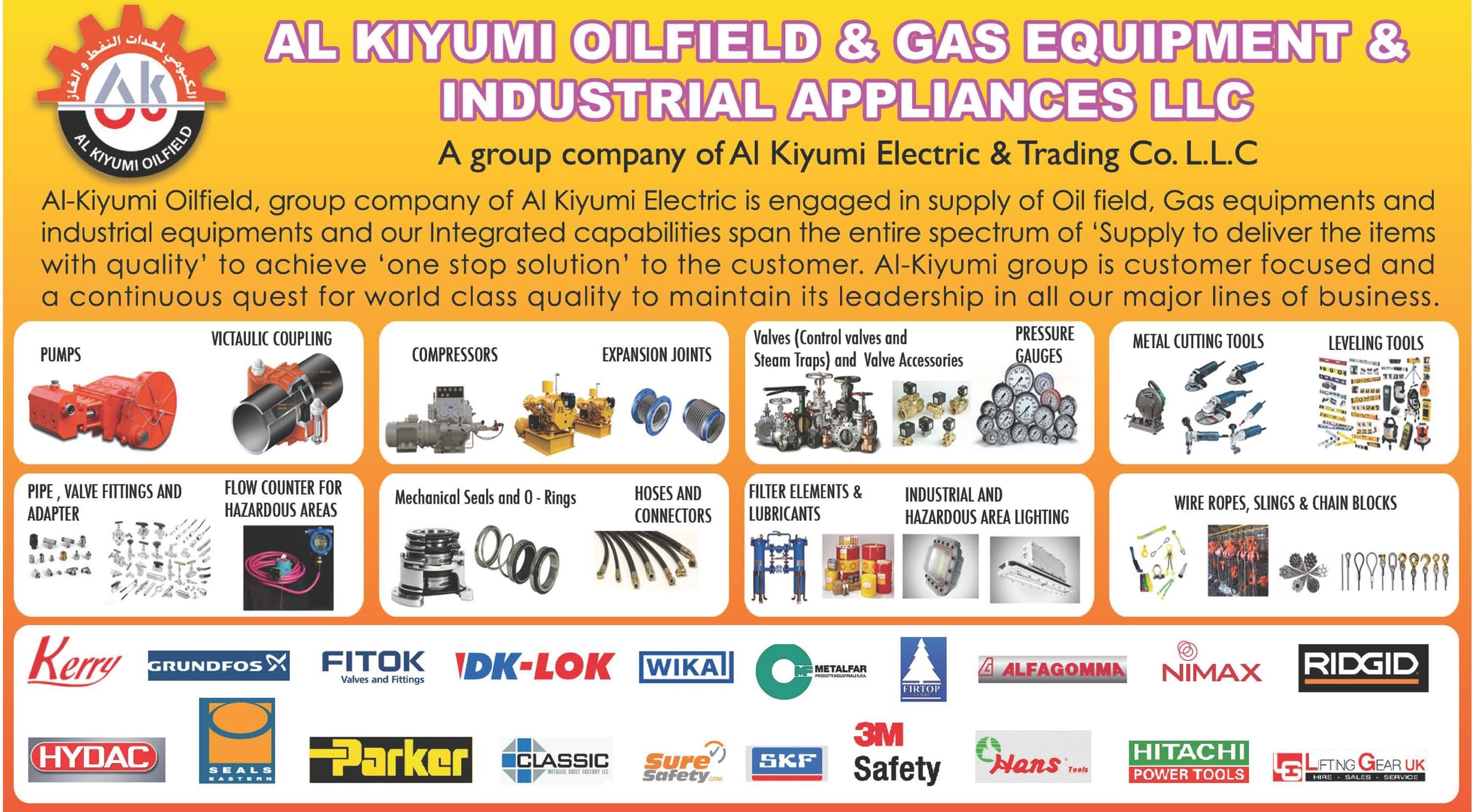 Al Kiyumi Oilfield &amp; Gas Equipment &amp; Industrial Appliances LLC