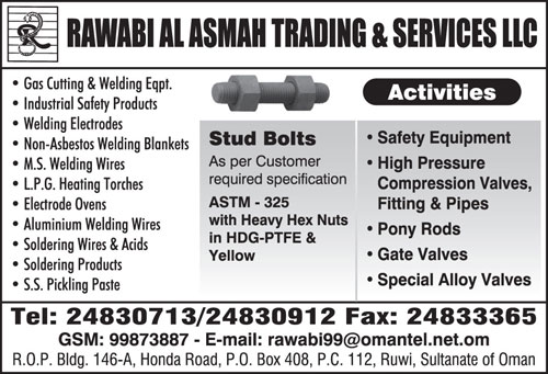 RAWABI AL-ASMAH TRADING &amp; SERVICES LLC
