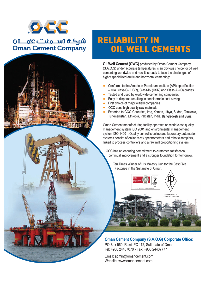 Oman Cement Company SAOG