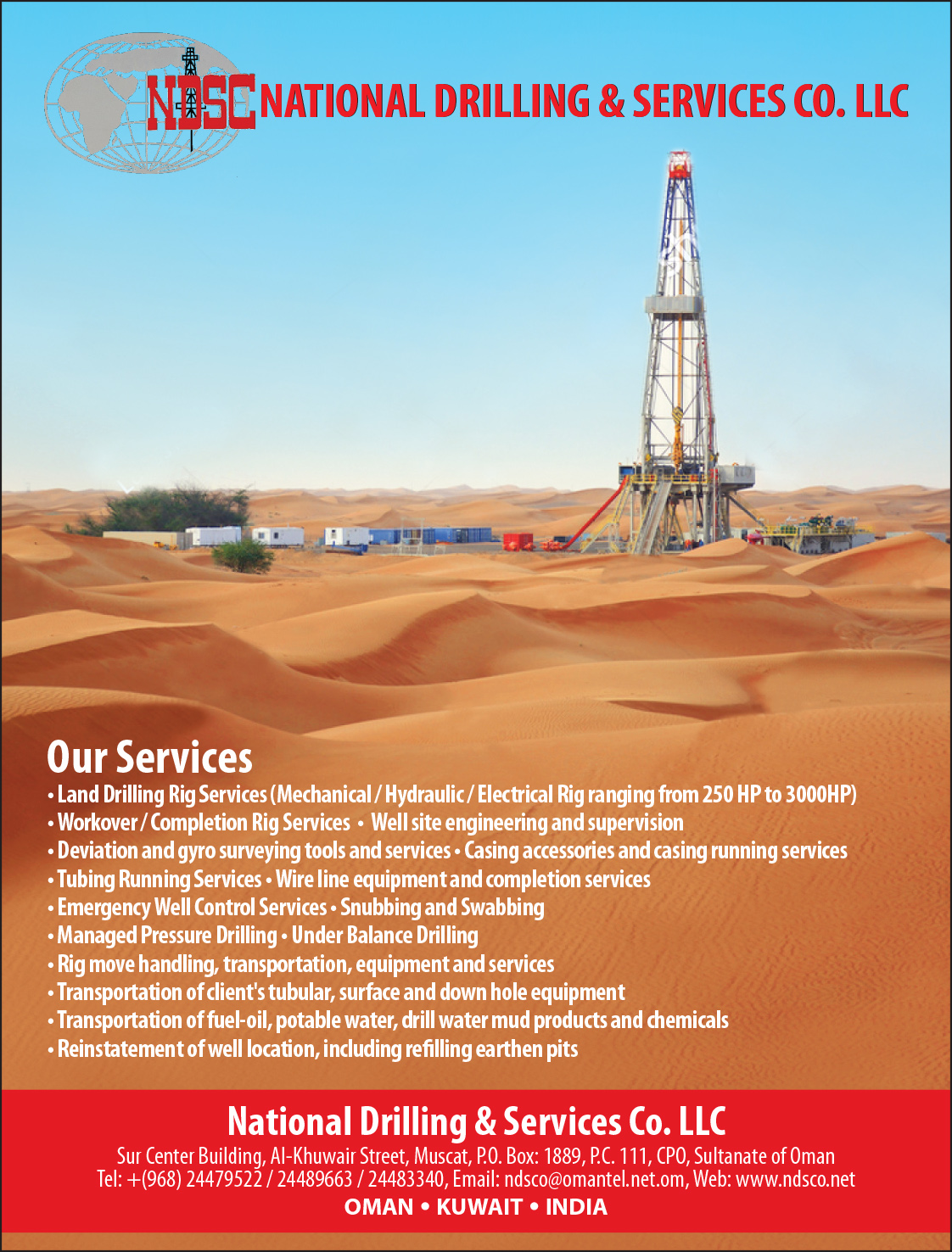 National Drilling &amp; Services Company L.L.C